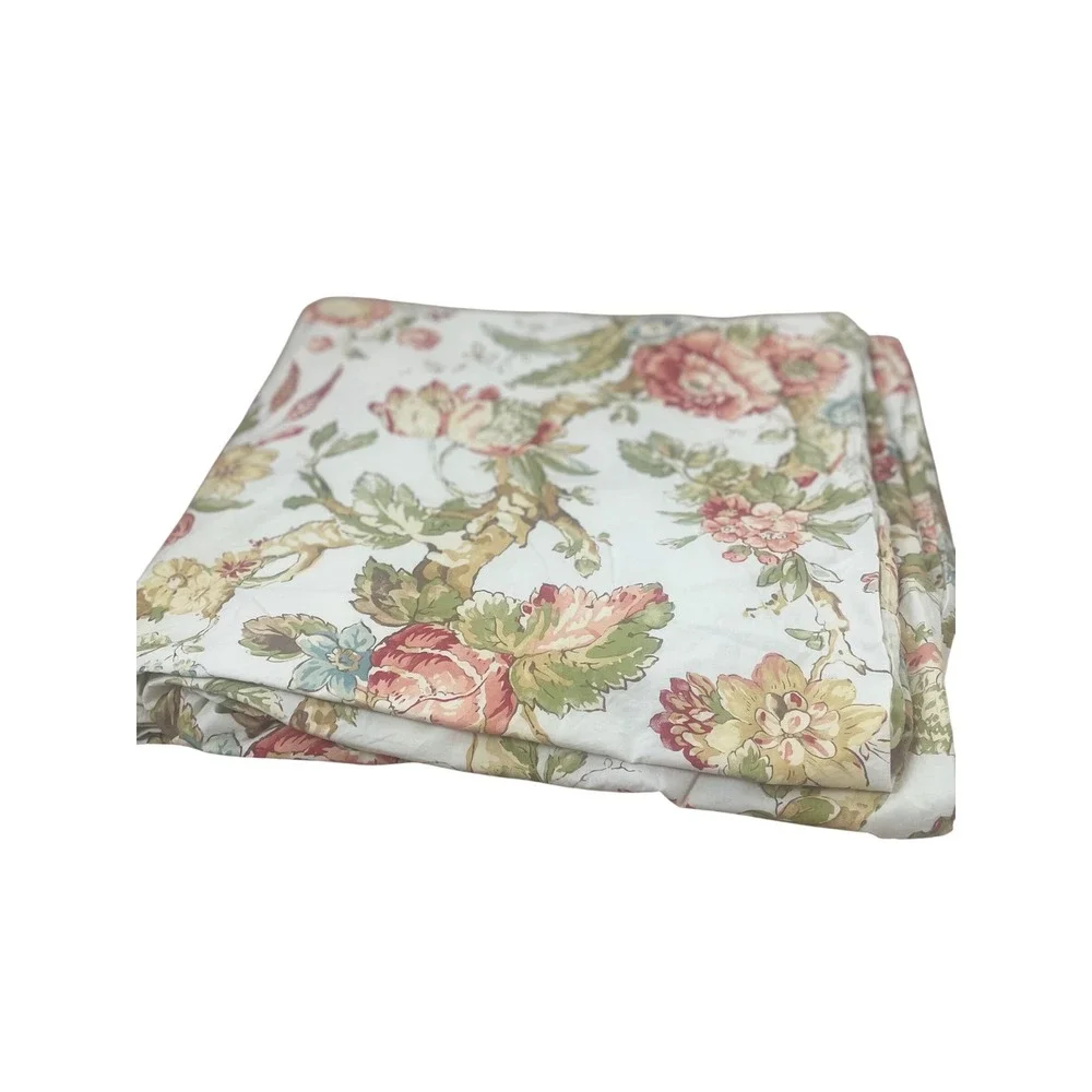 Pottery Barn Katherine Palampore Floral Duvet Cover Full Queen Cotton Botanical